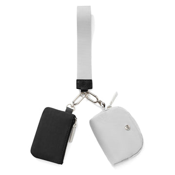 Dual Pouch Wristlet Wallet